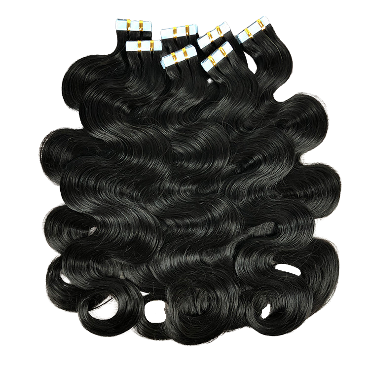 1B Body Wave Tape- Ins  (HALF= 12 Bundles)