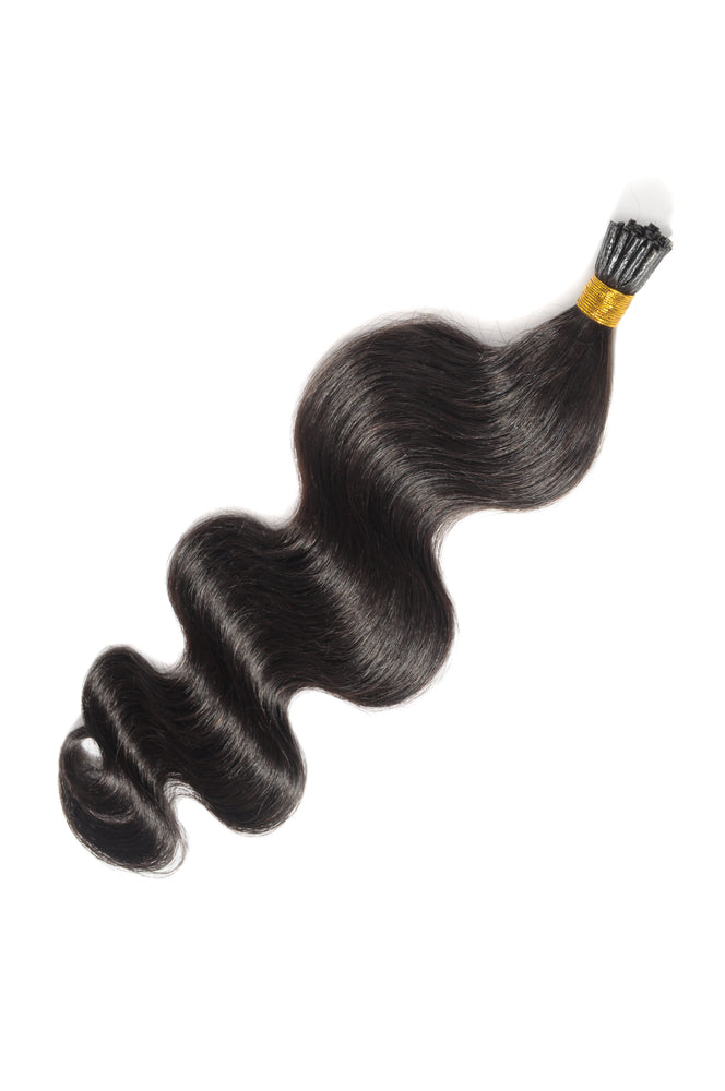 1B Body Wave I-Tips  (HALF= 12 Bundles)