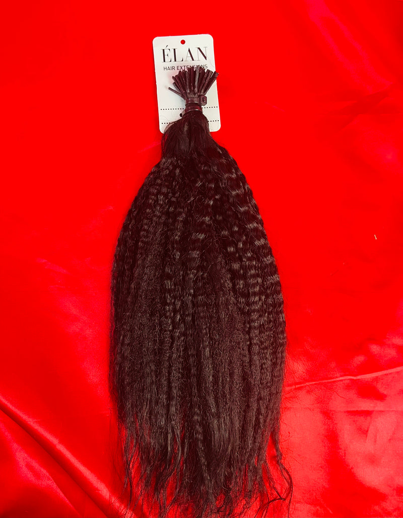 18" Kinky Straight I-Tips (50g Bundle each)