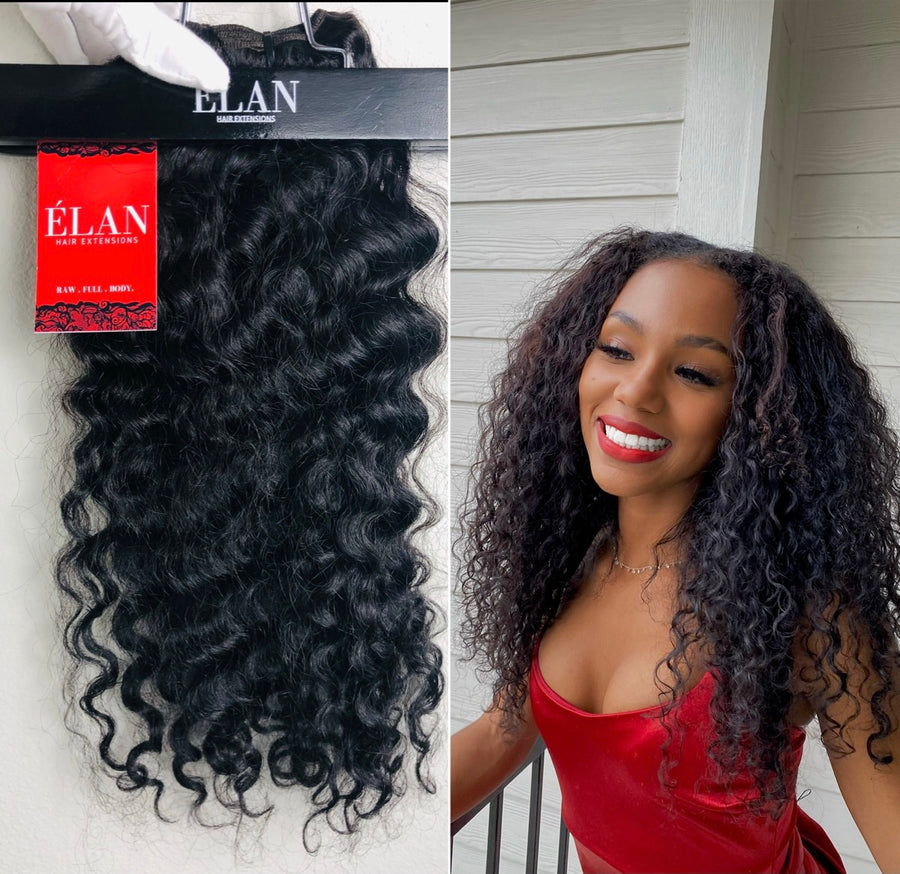 1B Classic Curly Wefts - HALF KILO ( 5 Bundles )
