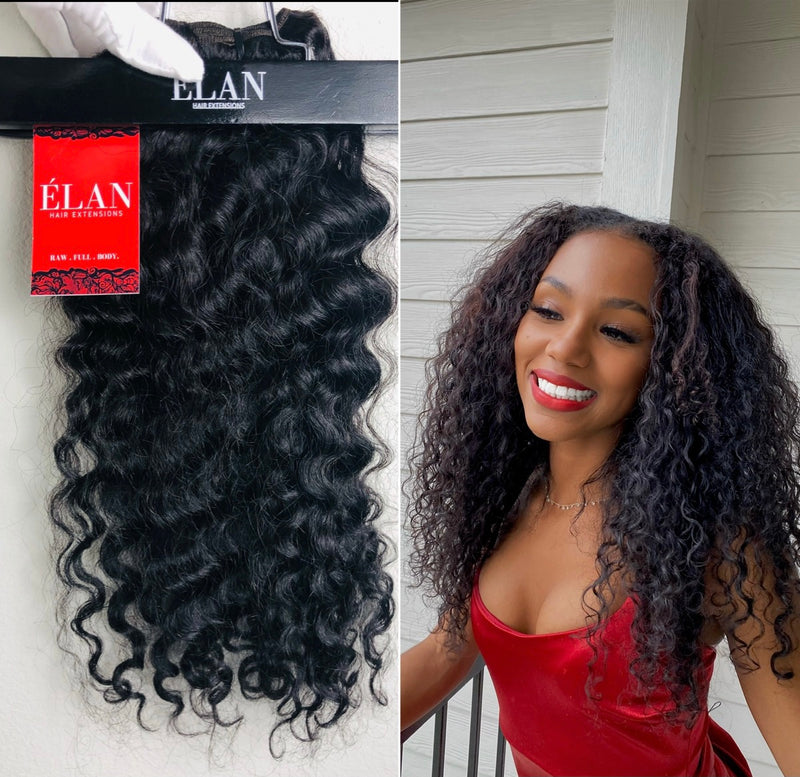 1B Classic Curly Wefts - HALF KILO ( 5 Bundles )