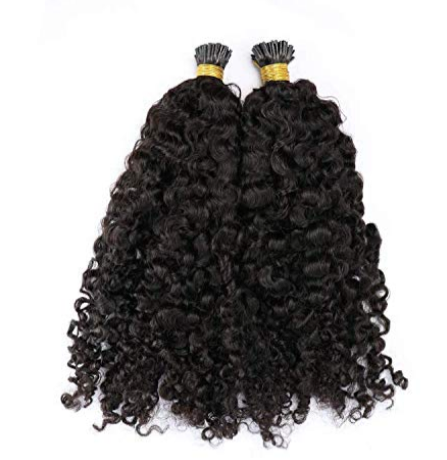 1B Classic Curly I-Tips (HALF= 12 Bundles)