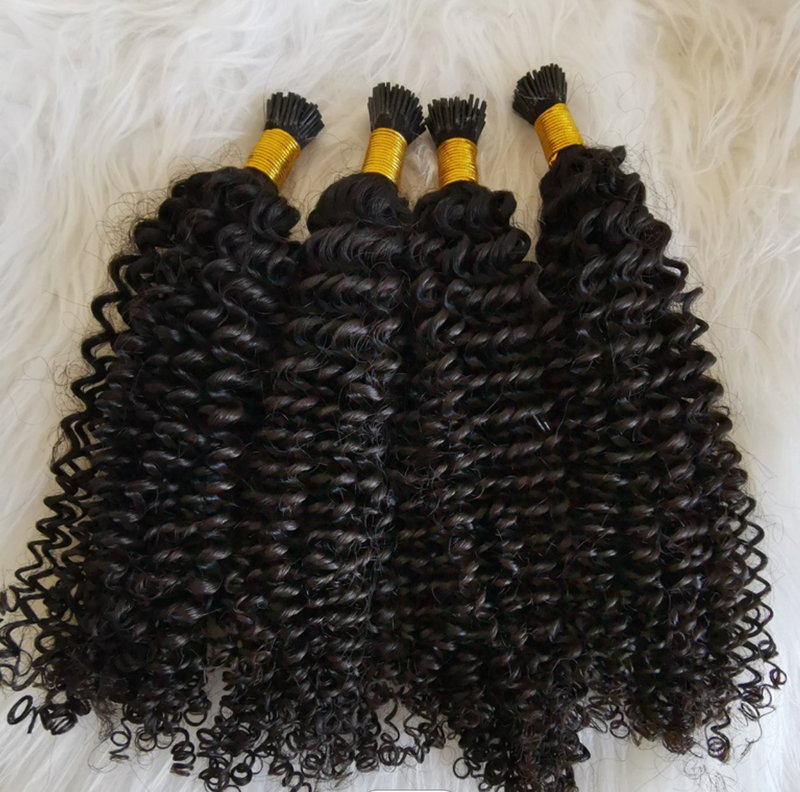 1B Deep Curly I-Tips (MINI=6 Bundles)