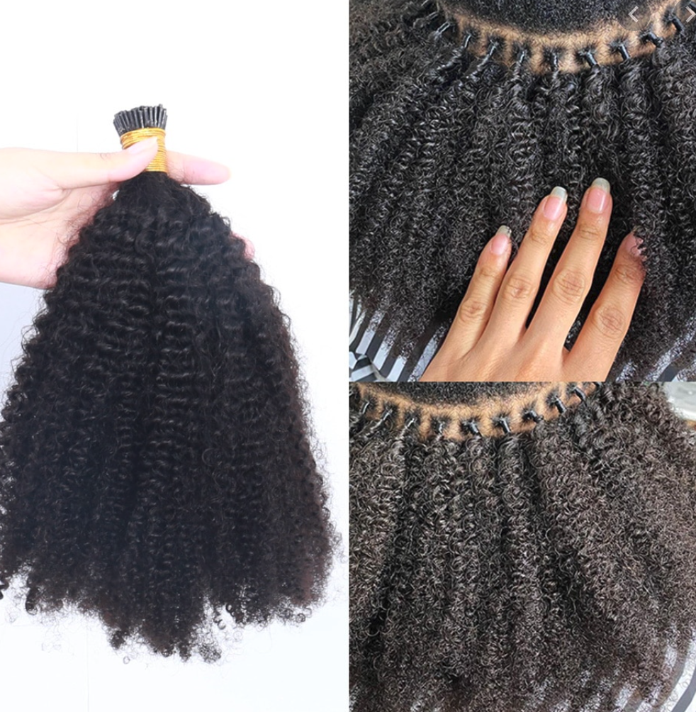 Afro Kinky European I-Tip (FULL=20 Bundles)