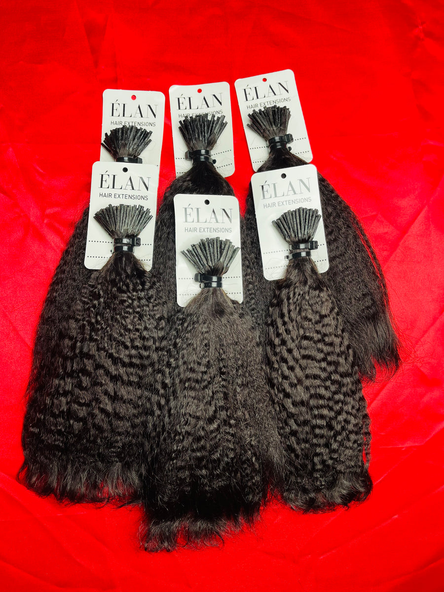 1B Kinky Straight I-TIp (MINI=6 Bundles)